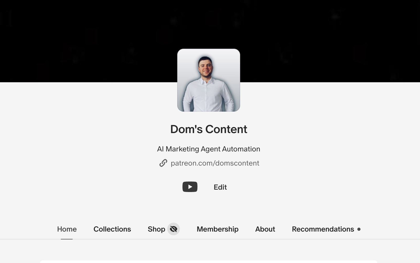Dom's Content AI Marketing Agent Automation Patreon
